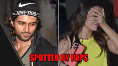 Vijay Deverakonda and Rashmika Mandanna spotted by paps after a burning gym session