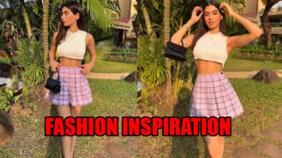 Vintage Fashion Inspiration: Khushi Kapoor is slaying in pink plaid skirt