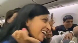 Watch: A Video Of A Woman Singing Old Bollywood Songs On A Flight Is Doing Rounds On Social Media