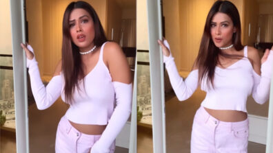 Watch: Nia Sharma undergoes super sensuous transformation in Madhuri Dixit song, see viral footage