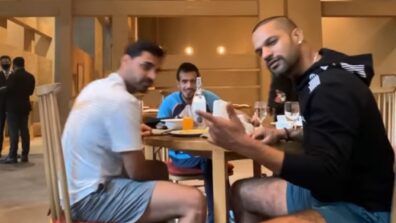 Watch: Shikhar Dhawan activates ‘masti mode’ on with Bhuvneshwar Kumar and Yuzvendra Chahal, see LOL moment