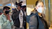 Watch: Vicky Kaushal and Sara Ali Khan spotted returning to Mumbai together, Katrina Kaif jets off to London for shoot