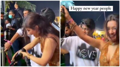 Watch video: Avneet Kaur & Raghav Sharma caught partying hard on the New Year Night