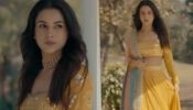 Watch Video: Shehnaaz Gill looks muse in her sunflower-hued embellished lehenga