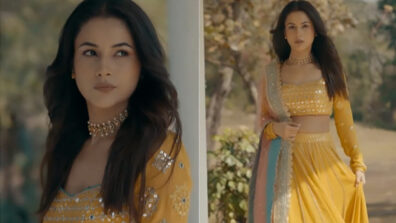 Watch Video: Shehnaaz Gill looks muse in her sunflower-hued embellished lehenga