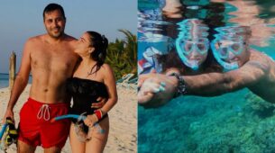 We Are Warriors: Shraddha Arya shares romantic post with husband, looks super sensuous in strapless, black monokini