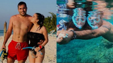 We Are Warriors: Shraddha Arya shares romantic post with husband, looks super sensuous in strapless, black monokini