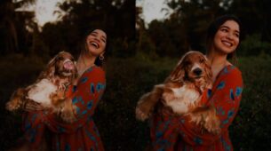 What A Beauty: Sara Tendulkar cuddles cute dog in Goa, netizens can’t stop crushing