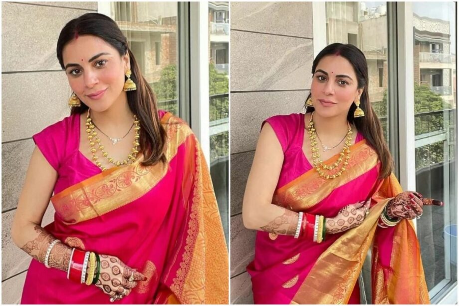 What a beauty! Shraddha Arya sets new bride goals in a beautiful pink saree, yay/nay? - 0