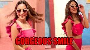 What A Diva: Kiara Advani melts hearts with her gorgeous smile in her pretty pink outfit