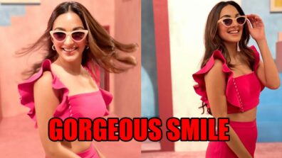 What A Diva: Kiara Advani melts hearts with her gorgeous smile in her pretty pink outfit