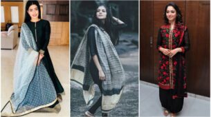 Worried how to rock black in Makar Sankranti 2022? Get cues from Rashmika Mandanna, Malavika Mohanan and Tamannaah Bhatia