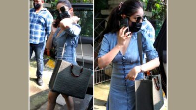 Yami Gautam shows up in a chic denim dress and 2 lakh Fendi bag, Check out pictures