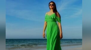 You Go Green! Divyanka Tripathi leaves us speechless as she strolls in stunning 3k green maxi dress, See pics