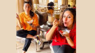 Yummy Tummy: Kareena Kapoor and Karisma Kapoor enjoy strawberry icecream together, netizens get sugar cravings
