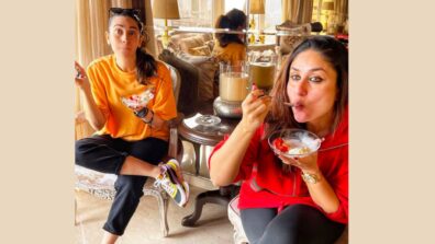 Yummy Tummy: Kareena Kapoor and Karisma Kapoor enjoy strawberry icecream together, netizens get sugar cravings