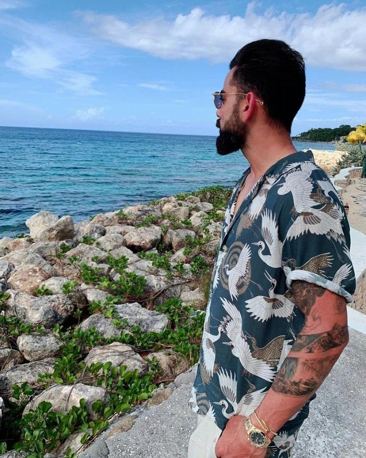 10 Times Virat Kohli Gave Us Funky Fashion Goals In Vacay Photos - 4