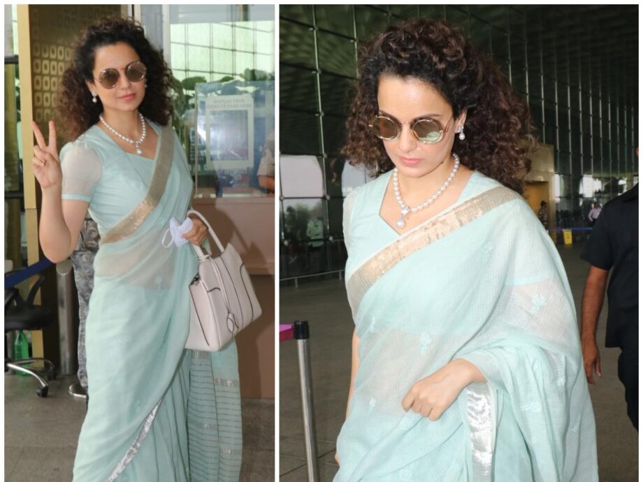 2 Times Kangana Ranaut Proved That Pearls Are The Ideal Jewellery To Wear With A Saree - 0