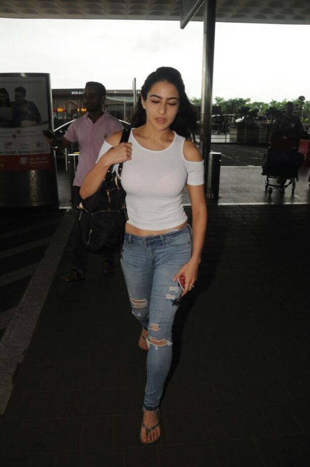 7 Hottest Sara Ali Khan Crop Tops That You Would Like To Have: See Pics - 0