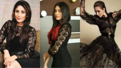 Adah Sharma, Malaika Arora & Kareena Kapoor are oozing beauties in black lace ensembles