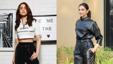 Alia Bhatt, Deepika Padukone Following The Leather Pants Trend Captured By Paps! Influencers Make A Note