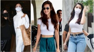 Alia Bhatt, Disha Patani and Nora Fatehi ring in high-chic vibes in white mock-neck crop top styles, are you crushing?