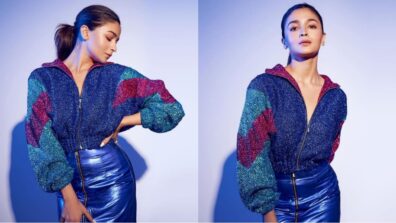 Alia Bhatt Looks Absolute Dhamaka In Her Bomber Jacket & Leather Skirt: See Pics