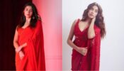 Alia Bhatt Or Janhvi Kapoor: Which Diva Looked Better In Red Saree, Vote Now