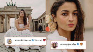 Alia Bhatt sets the temperature soaring in off-shoulder white gown, Anushka Sharma and Ananya Panday are in awe