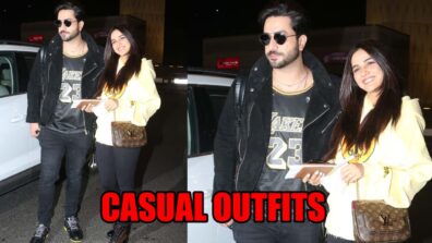 Aly Goni And Jasmin Bhasin Look Stylish In Casual Outfits As They Embark For London, The Couple Surely Knows How To Play Dress-Up