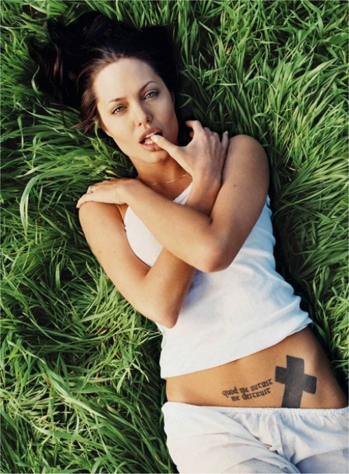 Angelina Jolie’s Tattoos & Its Meaning Revealed: Has A Bengal Tiger - 6