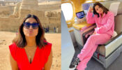 Animal Love: Hina Khan shares adorable kissing moment with camel from Egypt, netizens melt