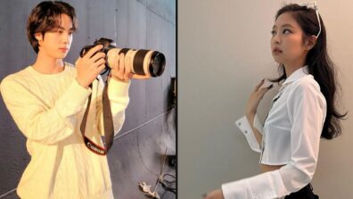 ARMY And BLINKS Special: Throwback To When BTS Member Jin Turned Into Photographer And Blackpink’s Jennie Posed As Supermodel