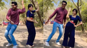 AshGun Chemistry: Meet Ashi Singh performs romantic dance on set with Shagun, see viral footage