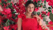 Avneet Kaur In A Red Tie-Up Skater Dress, Looking Like A Princess
