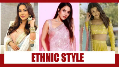 Best looks of Shehnaaz Gill in ethnic dresses