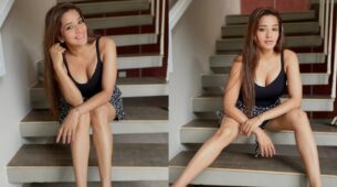 ‘Bhojpuri Queen’ Monalisa sets internet on fire in black deep-neck top, shares sensuous photodump moments