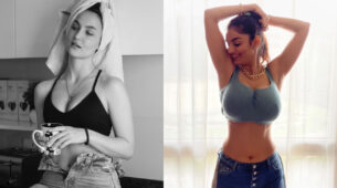 Bold And Beautiful: Anveshi Jain and Elli AvrRam set temperature soaring in bralette with denim snaps, who’s your dream date?
