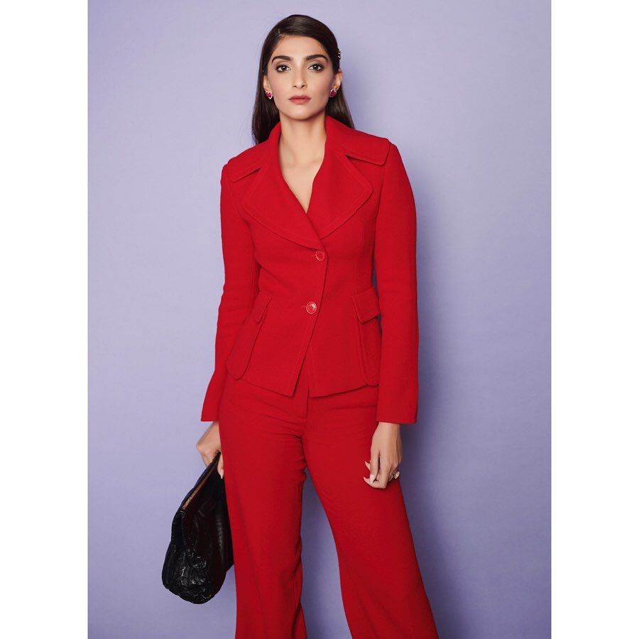 Bollywood Beauties Are Big Fans Of Spicy Red Pantsuits And Here Are Kiara Advani, Sara Ali Khan, And Others Proving It To You - 2