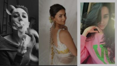 Bollywood Beauties Social Media: Karisma Kapoor plays with ‘bubbles’, Alia Bhatt looks surreal in white saree, Shraddha Kapoor shows her ‘pink side of life’