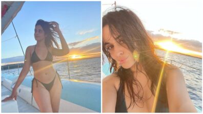 Camila Cabello Shows Off Her Curves In Black Bikini While On Vacation In Miami