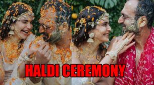 Check out inside pictures of Karishma Tanna and Varun Bangera’s haldi ceremony