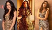 Janhvi Kapoor, Nora Fatehi and Kriti Sanon set vogue goals with tiger printed outfits, take cues