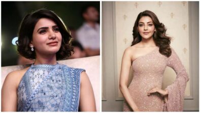 Samantha Ruth Prabhu Or Kajal Aggarwal: Which South Diva Nailed The Trendy Cocktail Saree Look Better?