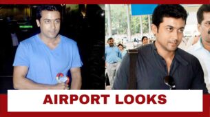 Coolest airport looks of Suriya for fashion goals