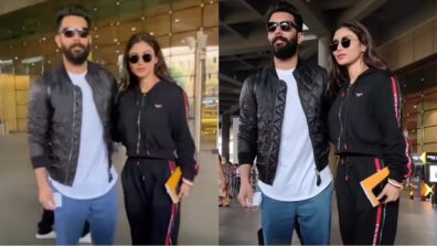 Couple Goals: Mouni Roy and Suraj Nambiar return from Kashmir honeymoon, spotted twinning in black