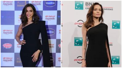 Deepika Padukone Or Angelina Jolie: Who Slayed In One-Shoulder Gown Better?