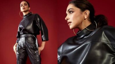 Deepika Padukone’s Rs 4.5 Lakh Ensemble Gives Leather A Whole New Meaning