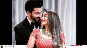 Dheeraj Dhoopar recreates romantic ‘wedding moment’ with Vinny Arora, Anjum Fakih and Ruhi Chaturvedi share hearts