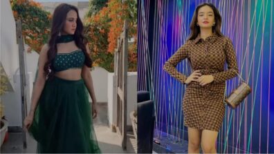 Digital Queens: Ashi Singh looks resplendent in emerald green lehenga, Anushka Sen makes a case in checkered brown shirt dress